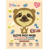 7th Heaven - Tuchmasken - Sloth Face Mask