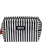 Absolute New York - Kosmetiktaschen - Mono Stripe Satin Cosmetic Bag