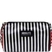 Absolute New York - Kosmetiktaschen - Mono Stripe Satin Cosmetic Bag