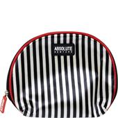 Absolute New York - Wash bags - Mono Stripe Satin Cosmetic Bag