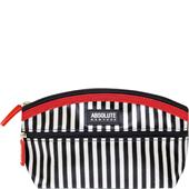 Absolute New York - Wash bags - Mono Stripe Satin Cosmetic Bag