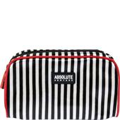 Absolute New York - Wash bags - Mono Stripe Satin Cosmetic Bag