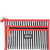 Absolute New York - Wash bags - Mono Stripe Satin Cosmetic Bag