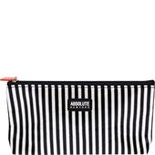 Absolute New York - Wash bags - Mono Stripe Satin Cosmetic Bag