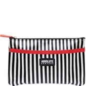 Absolute New York - Wash bags - Mono Stripe Satin Cosmetic Bag
