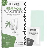 Andmetics - Wachsstreifen - Hemp Oil Wax Strips