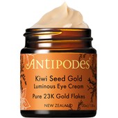 Antipodes - Silmänympärystuotteet - Kiwi Seed Gold Luminous Eye Cream