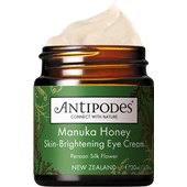 Antipodes - Péče o oční víčka a oční okolí - Manuka Honey Skin-Brightening Eye Cream