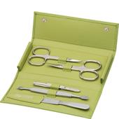 Becker Manicure - Étuis de manicure - Trousse à bouton pression, 5 pièces, vert