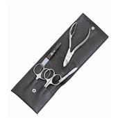 Becker Manicure - Manicure sets - Soft nappa case, 5-part, black