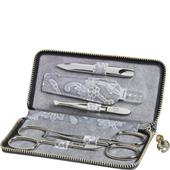 Becker Manicure - Instrumentos para la manicura - Estuche Floris, 5 piezas, gris