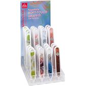 ERBE - Nail files - Soft Touch Graffiti glass file with slip-in case