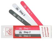 Becker Manicure - Nagelfeilen - Silk-Shine 3-Stufen Polier-Set
