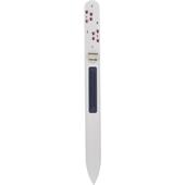 Becker Manicure - Nail files - Soft Touch glass file, Swarovski crystal flowers
