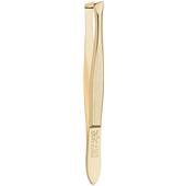 Becker Manicure - Pincetter - Silver Zetty, forgyldt, skæv, 8 cm