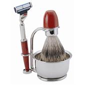 ERBE - Zestawy golarskie - Zestaw do golenia, czeczota, Gillette Mach3, 4 elementy