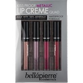 Bellápierre Cosmetics - Huulet - Kiss Proof Metallic Lip Cremes Quad