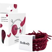 Bellody - Gomas de pelo - Original Hair Rubbers Bordeaux Red
