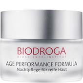 Biodroga - Age Performance Formula - Night Time Care for Mature Skin