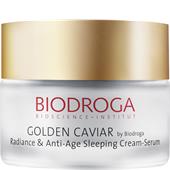 Biodroga - Golden Caviar - Radiance & Anti-Age Sleeping Cream-Serum