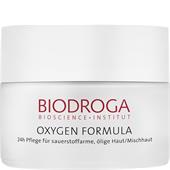 Biodroga - Oxygen Formula - Soin 24h pour peau dévitalisée, grasse/peau mixte