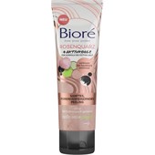 Bioré - Gesichtspflege - Rosenquarz + Aktivkohle Sanftes, Porenverfeinerndes Peeling