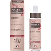 Cattier - Gesichtspflege - Pistazien Tropfen & Himbeeröl Straffendes Öl-Serum Caresse Soyeuse