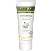 Cattier - Hand care - Hvidt kosmetisk ler Håndcreme til tørre hænder