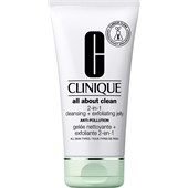 Clinique - Eksfolieringsprodukter - 2-in-1 Cleansing + Exfoliating Jelly