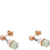 Coeur de Lion - Ohrringe - Geo Cube Ohrstecker Mintgrün
