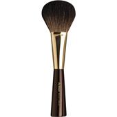 Da Vinci - Puder-/Rougepinsel - Puderpinsel extrafeine dunkelbraune Bergziegenhaare