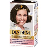 Diadem - Coloration - 724 Dunkel Braun 3in1 Pflege Color Creme