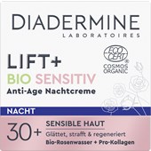 Diadermine - Nachtpflege - Lift+ BIO Sensitive Anti-Age Nachtcreme