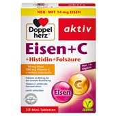 Doppelherz - Energie & Leistungsfähigkeit - Eisen + C + Histidin + Folsäure Mini-Tabletten