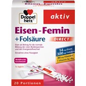 Doppelherz - Products for women - Eisen-Femin DIRECT, vitamín C + B6 + B12 + kyselina listová