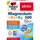 Doppelherz - Immunsystem & Zellschutz - Magnesium 500 + D3 + K2 DEPOT