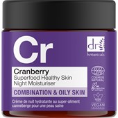 Dr Botanicals - Feuchtigkeitspflege - Cranberry Superfood Healthy Skin Night Moisturiser