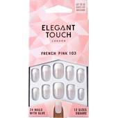 Elegant Touch - Uñas postizas - Natural French 103 Pink Medium