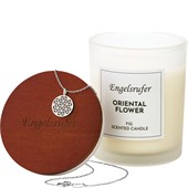Engelsrufer - Velas perfumadas - Vela decorativa Flor Oriental com corrente Flor da Vida