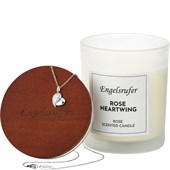 Engelsrufer - Scented candles - Decorative candle Rose with chain Heartwing