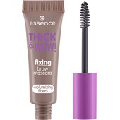 Essence - Kulmakarvat - Thick & Wow! Fixing Brow Mascara + Volumizing Fibers