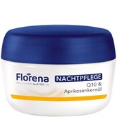 Florena - Facial care - Yöhoito Q10 & aprikoosinsiemenöljy