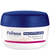 Florena - Gesichtspflege - Nachtpflege Traubenkernöl & Sojaextract