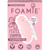 Foamie - Hair - beschadigd haar vaste shampoo met hibiscus