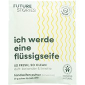 FUTURE STORIES - Seife - Koriander & Limette Flüssigseifen Pulver Refill