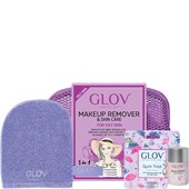 GLOV - Abschmink-Handschuh - Purple Geschenkset