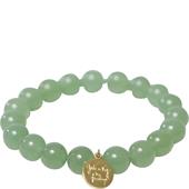 Gab & Ty by Jana Ina - Pulseras - Pulsera elástica jade verde 925 plata de ley