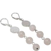 Gab & Ty by Jana Ina - Earrings - Pink Coloured Earrings Jade 925 Sterling Silver