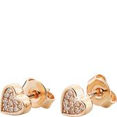 Gab & Ty by Jana Ina - Earrings - Stud Earrings Hear, sterling silver, rose-gold plated