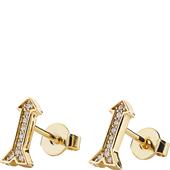 Gab & Ty by Jana Ina - Earrings - Stud Earrings Arrow, sterling silver, gold plated